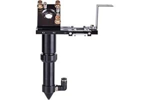 Tête Laser Cloudray série C adaptée à la lentille Laser D18 FL38.1 & Dia.20mm FL.50.8/63.5/101.6 mm & Mirror Dia 25mm Pièce de rechange pour gravure Laser CO2