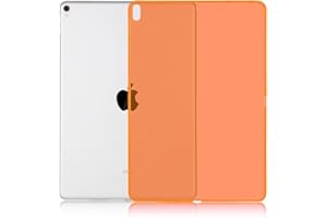 Lobwerk TPU Cover für Apple iPad PRO 2017 10.5 Zoll Modell A1701/A1709 Hülle Gummihülle Flexibles Silikoncase (Orange) + GRATIS Stylus Touch Pen
