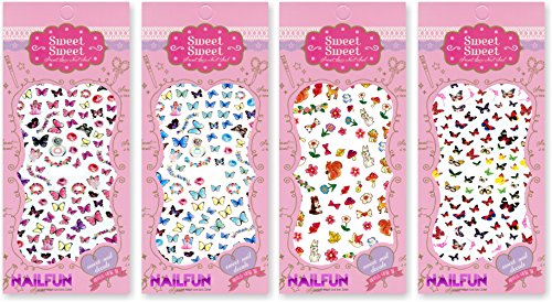 12 Packungen Maxi One Stroke Sticker Bögen – QJL-Serie – wunderschöne Motive - 4