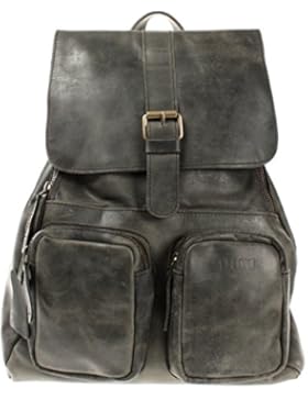 LECONI Rucksack Vintage Lederrucksack Wanderrucksack Freizeitrucksack Natur echtes Rindsleder Stadtrucksack Cityrucksack...