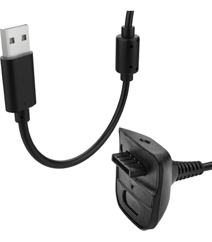 Genuine Xbox 360 Grey Charging Cable for Controller - Starboard Games