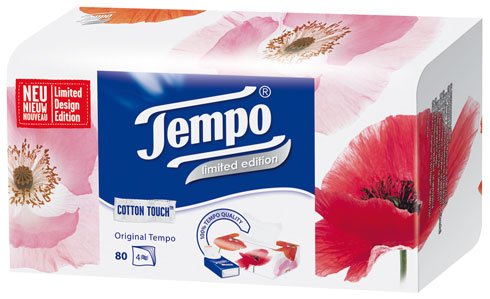 Preisvergleich Produktbild Tempo Taschentücher-Box, 4-lagig - 80 St.