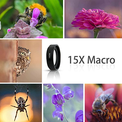 Obiettivo universale con clip, per smartphone, obiettivo per fotocamera HD 