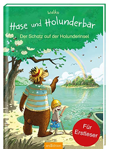 Hase und Holunderbär: Hase und Holunderbär - Der Schatz auf der Holunderinsel: Für Erstleser