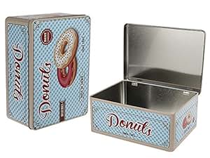 Haus und Deko Keksdose Vorratsdose Metall Dose Gebäck Aufbewahrung