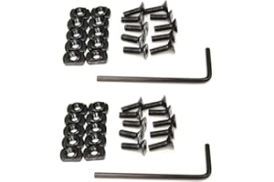 FIRECLUB Zestaw śrub T-Nuts 20 śrub i nakrętek krzywkowych do Mlok kompatybilnych z nakrętkami klucz imbusowy (mlok-20pcs)