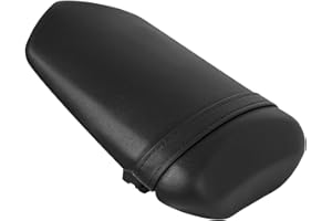 XMT-MOTOR Sella posteriore del passeggero Compatibile con Yamaha YZF R1 2004-2006 (Nero)