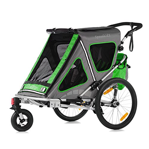 QERIDOO Kinderfahrradanhänger Speedkid2 Transportwagen Handwagen