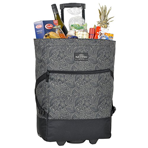 Einkaufstrolley Keanu WHEEL Trolley Shopping Damentasche Einkaufsroller Korb Shopper – Trinity – FABRAUSWAHL (Black Jacquard) - 2
