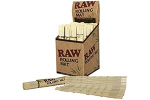 RAW® Natural Bamboo Rolling Mat / 24er (Drehhilfe, Drehmatte, Rollmatte)