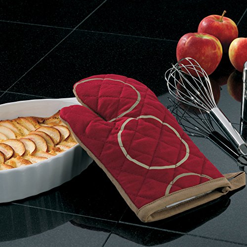 Kela 15580 Topfhandschuh Diego mit Punkten, rot - 2