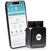 JioMotive OBD GPS Tracker & Wi-fi Router| 4G eSIM Plug n Play| Instant On/Off, Geo Fencing Alerts| 1 Year Free Subscription| 
