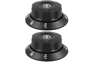 Garneck Set Di Manopole Universali Per Il Controllo Della Temperatura 2 Pezzi Per Forni Friggitrici Scaldabagni Facili Da Usare Regolazioni Precise Della Temperatura