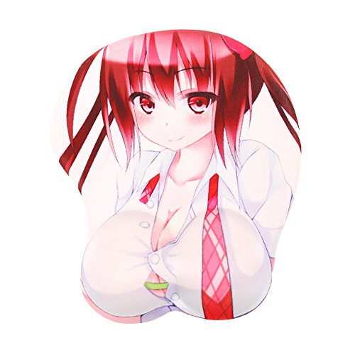 loheag clinor Confort Tapis de souris avec repose poignet en gel, sexy Beauty silicone et Office auflagen poignet Tapis de souris gaming pour ordinateur et ordinateur portable 25.6 x 21.5 x 3 cm H05