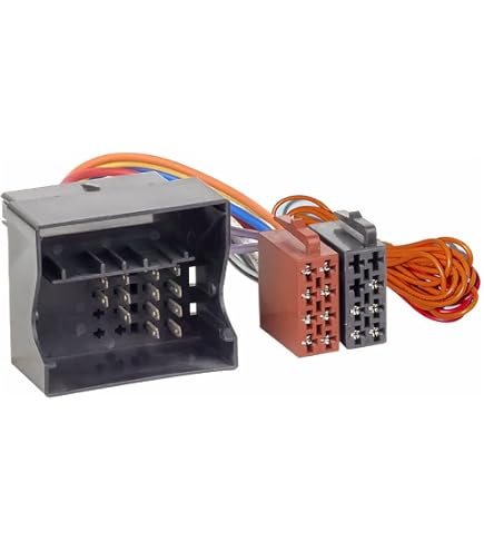 Cavo Adattatore Radio ISO Per Ford – Connettore 40 Pin Quadlock Per Impianti OEM, Set A T Per Amplificatori E Vivavoce