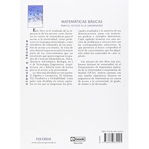 Matemáticas Básicas Para El Acceso A La Universidad (Ciencia Y Técnica)