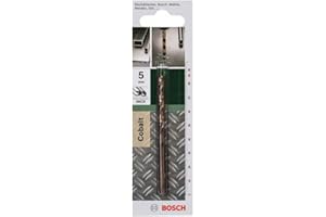 Bosch Accessories 2609255072 Foret à métaux rectifié HSS-Co DIN 338 - Longueur 86 mm - Diamètre 5 mm