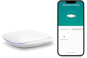 AVATTO Gateway Wireless Gateway Hub für ZigBee und Bluetooth Produkte, Tuya Smart ZigBee Bluetooth Gateway kompatibel mit Alexa, Google Home Sprachsteuerung Und Smart Life und Tuya App Fernbedienung