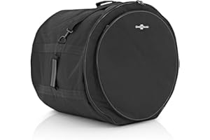 Bolsa acolchada para bombo con correa de Gear4music - 22" x 18"