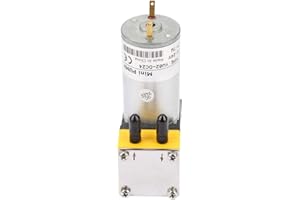Hyuduo 24V 0.4-1L / min Mikroluftvakuumpumpe Miniatur Elektrische DC Motor Membran Vakuumpumpe Vakuum Selbstansaugende Wasserpumpe für Luft Flüssigkeit Ausrüstung Membranpumpe