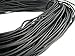 Produktbild Lederband, Lederschnur, Lederriemen 10 m. Rund 3,0 mm. Schwarz