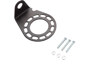 Feuunly Supporto per Presa per Rimorchio, Supporto per Rimorchio per Presa da 7 a 13 Poli, Supporto in Metallo (Nero)