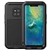 Produktbild LOVE MEI Huawei Mate 20 Pro (6,39 Zoll) Hülle,Outdoor Sports Heavy Duty Rüstung Tank Stoßfest Staubdicht Case Hybride Aluminium Metall Stoßfest Cover Fall für Huawei Mate 20 Pro (Schwarz)