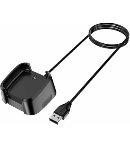 Caricabatterie Per Fitbit Versa 2 - Cavo USB Da 1 Metro Per Ricarica Rapida - Foto 2