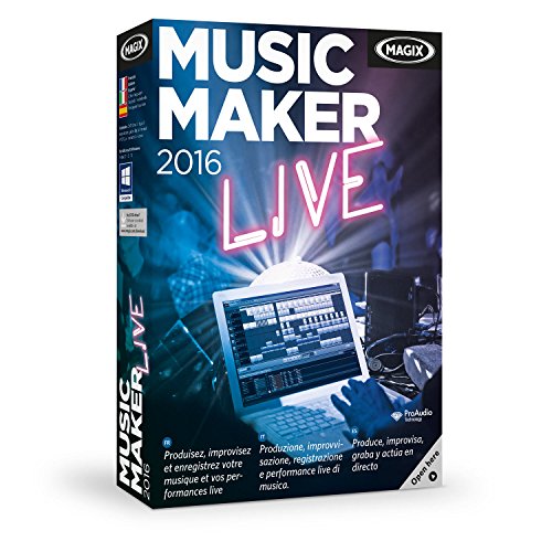 MAGIX Music Maker 2016 Live - Software De Edici  n De Audio M  sica