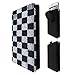 Produktbild 003260 - Hand Drawn Checkers Chess Board alcatel pixi 4 6" pop 4 plus A3xl a7 xl, vodafone ultra 6 7 platinium 7 Hülle Tasche Etui Pouch Cover- Mit Rausziehlasche