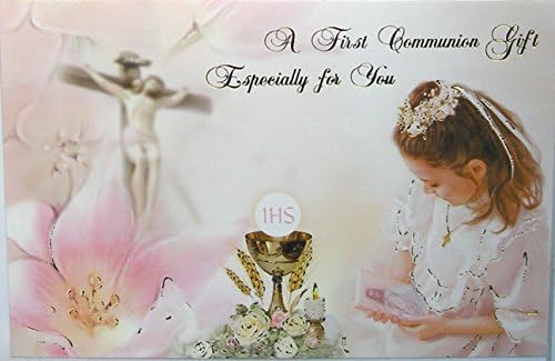 Girl's First Holy Communion Money Wallet ~ Gift Voucher Card