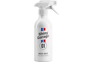 Shiny Garage środek do usuwania owadów w sprayu "Bug Off" 500 ml – skuteczny środek do usuwania owadów w samochodzie, bezpieczny do lakieru, tworzywa sztucznego i gumy