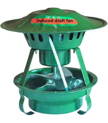 JHKJ Ventilatore Per Camino Da 120 W, Ventilatore Per Tiraggio Indotto Domestico, Evacuatore Di Fumi Del Camino, Aspiratore Per Camino, Ventilatore Per Canna Fumaria,B - 7