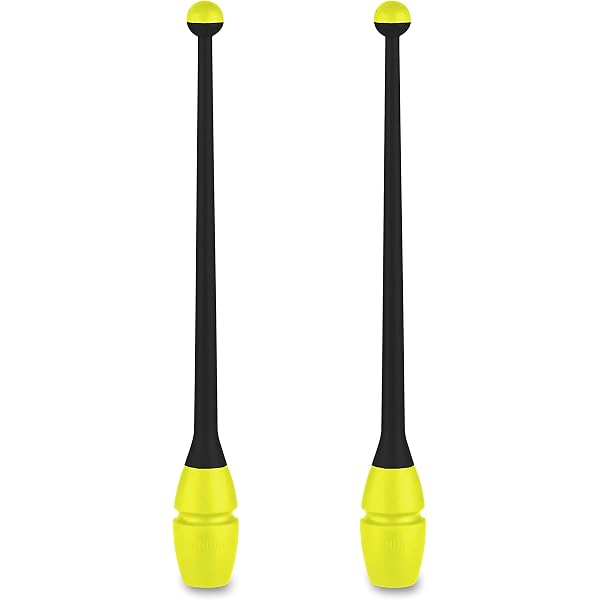 Happyyami 1 Paire Bâtons Gymnastique Artistique Multicolores Pour Danse Et Fitness Enfants Adultes