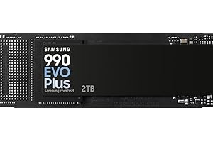 Samsung Memorie MZ-V9S2T0BW 990 EVO Plus SSD Interno da 2TB, PCIe Gen 4.0 x4 / 5.0 x2 NVMe 2.0, memoria progettata per professionisti e giocatori occasionali, compatibile con PC