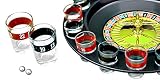 Shine Ruleta Juego de beber con 16 Shot Glasses- Fiesta Ciervo Gallina centrifugado