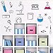 Produktbild Mrhxly   Pvc Mikroskop Wissenschaft Wissenschaftler Chemie   Schule Labor Vinylwandaufkleber Wohnkulturfürkinderzimmer Schlafzimmerwohnzimmer30 * 90 Cm