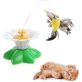 Pribor Hareketli Kedi Oyuncağı D&ouml;nen Kuş Başlıklı (Pille &Ccedil;alışır)