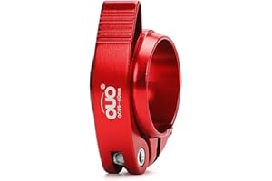 WLDOCA Abrazadera Colorida para tija de sillín de Bicicleta Plegable 40/41mm Abrazadera Colorida para Tubo de Asiento de liberación rápida Compatible con Bicicleta Plegable Dahon Sp8