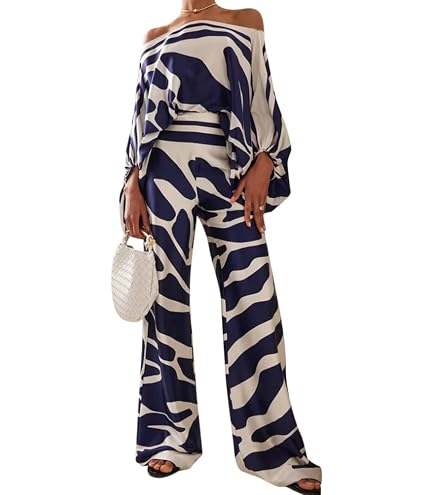 Ensemble 2 Pièces Femme Lycurgius - Haut Dentelle Et Pantalon Ample, Polyester