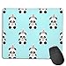 Produktbild Mouse Pad Cute Panda with Birthday Cap Rectangle Rubber Mousepad 8.66 X 7.09 Inch Gaming Mouse Pad with Black Lock Edge