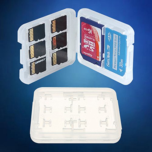 8 In 1 Fest Mikro Sd SDHC TF MS Speicherkarte Storage Box Schutz Halter Kasten - 4