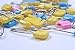 100 Pcs Baby Child Infant Kids Plastic Head Cloth Diaper Nappy Pins Safety Safe Hold Clip Locking Cloth Size L - Random Color