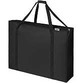 Haegs Taşıma &Ccedil;antası, İnce Yassı &Ccedil;ok Ama&ccedil;lı, Kamp Masası &Ccedil;antası, Fermuarlı Dayanıklı Saklama &Ccedil;antası, 40L (62 x 10 x 62 cm) 