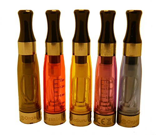 OrganicGuru® 5 x CE4 Clear Atomizer/ klarer Verdampfer 1,6ml E Zigarette