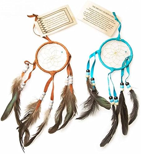 Native American Navajo Dream Catcher 3 (TURQ)