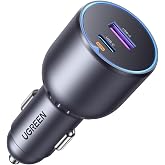 UGREEN 63W 2 Portlu Ara&ccedil; İ&ccedil;i Şarj Cihazı &Ccedil;akmaklık Adapt&ouml;r&uuml;, 35023