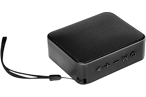 LogiLink SP0057 – kompaktowy głośnik Bluetooth 5.0 do odtwarzania muzyki (microSD, USB-A, AUX) i wbudowane radio FM, obsługuje tryb głośnomówiący, czarny