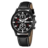 Für Freizeitsportler, Malloom, Geneva Herren Sport Quarz Armbanduhr Military Edelstahl Analog Armbanduhr