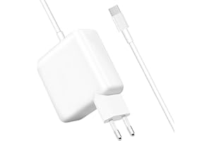 AILKIN Applicable à Chargeur Mac-Book Air USB C 67W, Chargeur Rapide pour Ordinateur Portable pour Mac Book Pro/air 13-15 Pouces 2018-2024， Compatible avec iPad Pro, Huawei, Lenovo, HP, Samsung, Dell